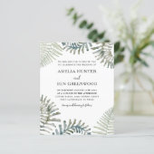 バジェットモダンウォーターカラー結婚グリーン (スタンド正面)