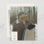 バジェットモダンカップル2つの写真救私たちの日付 (正面/裏面)