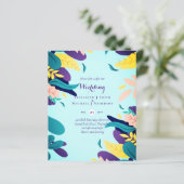 バジェットモダンガーデン葉結婚式招待状 (スタンド正面)