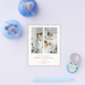バジェットモダンクリスマスカード チラシ (シングル)