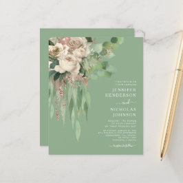 バジェットモダングリーンフローラ結婚バラの導入