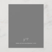 バジェットモダングレー書結婚道 (裏面)