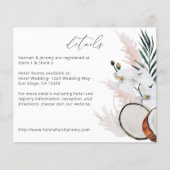 バジェットモダンココナッツコーラルホワイトフローラ詳細 (正面)