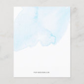 バジェットモダンサマーカクテルパーティの招待状 (裏面)