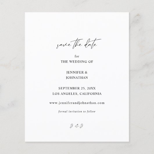 バジェットモダンシック写真ヴェルティW日付を保存V2 チラシ (裏面)