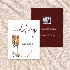 バジェットモダンシャンパ結婚ニュの夕べパーティー