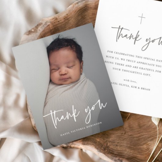 バジェットモダンスクリプト写真バプテスマありがとう