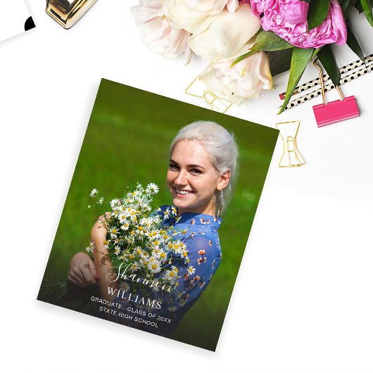 バジェットモダンスクリプト名Photo GradパーティーVER DK チラシ