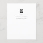 バジェットモダンズ結婚ミッドナイトブルー金ゴールド文字 チラシ (裏面)