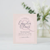 バジェットモダンタイポグラフィアーチミニマル結婚リスト (スタンド正面)