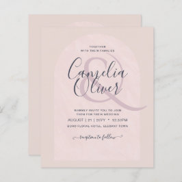 バジェットモダンタイポグラフィアーチミニマル結婚リスト