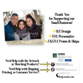 バジェットモダンタイポグラフィクリスマスホリデーフォト