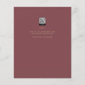 バジェットモダンダスティバラピンク金ゴールド結婚ズ (裏面)