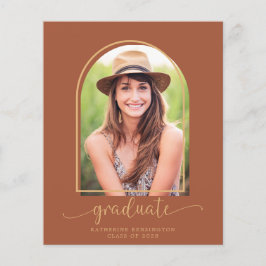 バジェットモダンテラコッタアーチ写真卒業