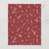 バジェットモダンデコメリークリスマスホリデーフォト (裏面)