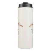 バジェットモダンナチュラルパンパスグラス家族ギフトスタ タンブラー (正面)