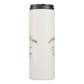 バジェットモダンナチュラルパンパスグラス家族ギフトスタ タンブラー (裏面)