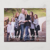 バジェットモダンハッピーホリデーズ手書き写真 (正面)