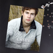 バジェットモダンビッグネーム写真卒業パーティーVER チラシ