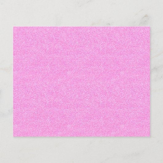 バジェットモダンピンクグリッタースウィート16バースデーパーティー チラシ (裏面)