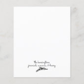 バジェットモダンピースミニマルラブジョイホリデーフォト (裏面)