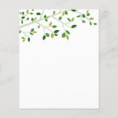 バジェットモダンファミリー懇親会ツリー招待状 (裏面)