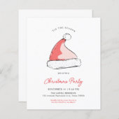 バジェットモダンフェスティバルサンタスハットクリスマスパーティー (正面/裏面)