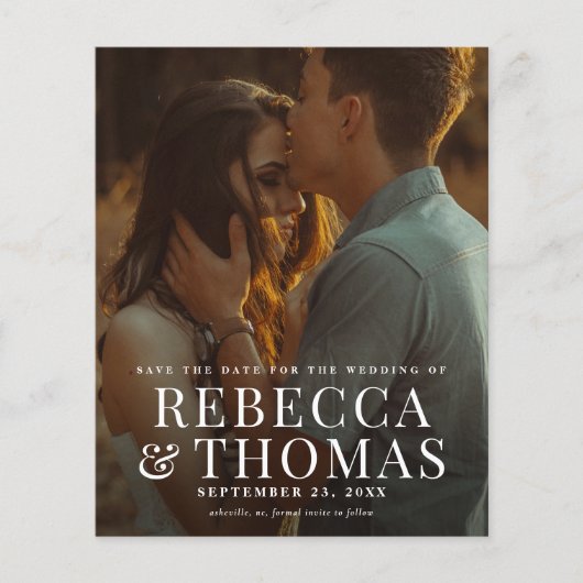 バジェットモダンフォトオーバーレイ結婚式 (正面)