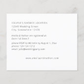 バジェットモダンフォトカップルのシャワー (裏面)