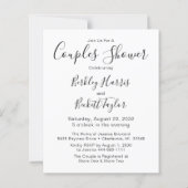 バジェットモダンフォトスクリプトカップルのシャワー (裏面)