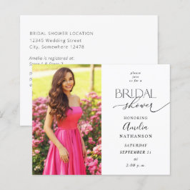 バジェットモダンフォトブライダルシャワー