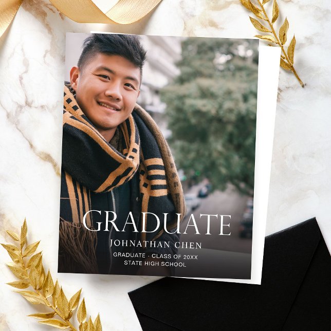 バジェットモダンフォト卒業パーティー縦黒 (クリエイターアップロード済み)