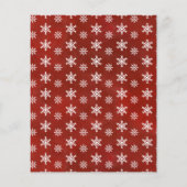 バジェットモダンフォト素朴ホリデーカード チラシ (裏面)