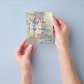 バジェットモダンフォト縦12結婚秒 チラシ (手)