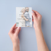 バジェットモダンフォト5結婚垂直 チラシ (手)