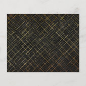 バジェットモダンブラックミニマリストフォトホリデーカード (裏面)