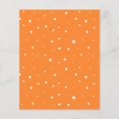 バジェットモダンホワイトオレンジ不気味ハローウィンパーティ (裏面)