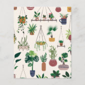 バジェットモダンボホプラントズブライダルシャワー (裏面)