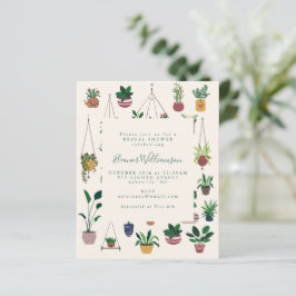 バジェットモダンボホプラントズブライダルシャワー