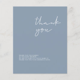 バジェットモダンボーイ赤ちゃんシャワーサンキューカード