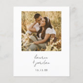 バジェットモダンボーシンプルホフォト結婚ズ チラシ (裏面)