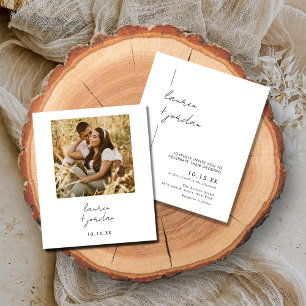 バジェットモダンボーシンプルホフォト結婚ズ チラシ
