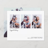 バジェットモダンミニマリストの休日の写真 (正面/裏面)