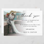 バジェットモダンミニマル写真結婚の皆様 (正面/裏面)