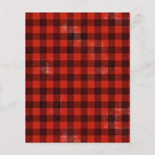 バジェットモダンメリークリスマスレッドトラックバッファロー (裏面)