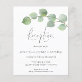 バジェットモダンユーカリプトゥスウェディングレセプション詳細 (正面)