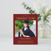 バジェットモダンレッド金ゴールド写真卒業 (スタンド正面)