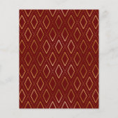 バジェットモダンレッド金ゴールド写真卒業 (裏面)