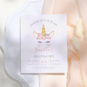 バジェットモダン金ゴールドフローラマジカルユニコーン誕生日