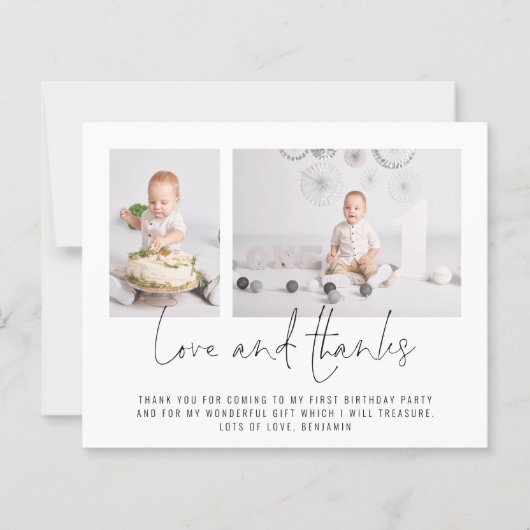 バジェットモダン2フォトスクリプト1stバースデー感謝してい (正面)